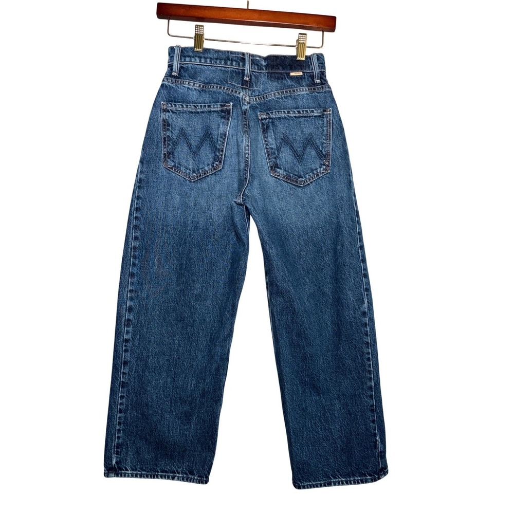 Mother Superior 24 Lil' Half-Pipe Ankle Jeans Wide Barrel Leg Denim Baggy Street - Picture 3 of 14